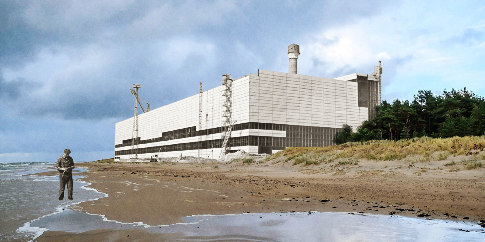 Atomelektrostacija jūras krastā pie Pāvilostas – padomju utopija, kas netapa