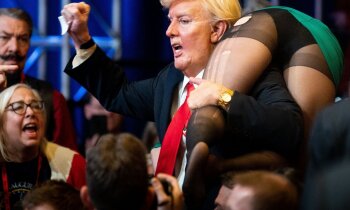 Āksta karagājiens pret Trampa Ameriku. Borata jaunās filmas apskats