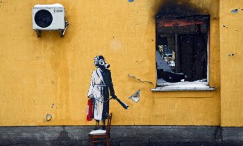 Kam pieder ielu māksla? Benksija Ukrainas darbu liktenis