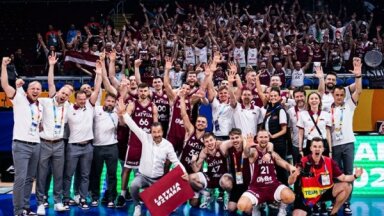 Правительство оценило выступление сборной Латвии на ЧМ по баскетболу в 211 тысяч евро