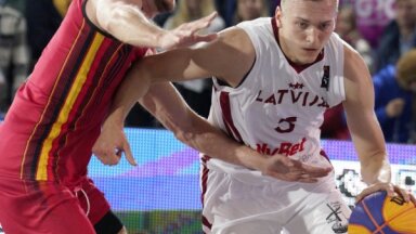 Сборная Латвии по баскетболу 3х3 выиграла бронзовые медали Кубка Европы