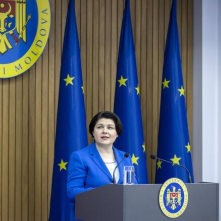 Moldovas premjerministre atkāpjas no amata