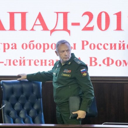 'Zapad-2017' ir tīri aizsardzības mācības, apgalvo Maskava