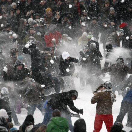 В  Межапарке пройдет чемпионат по снежкам