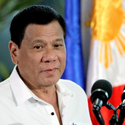 Skandalozais Duterte atzīst, ka nogalinājis cilvēkus bez tiesas