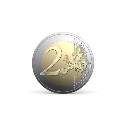 ФОТО: Банк Латвии выпустил монету в честь финансовой грамотности
