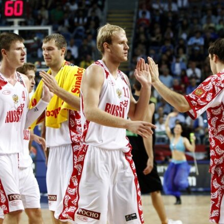 Krievijas basketbola  izlase turnīrā Izraēlā pārspēj Poliju