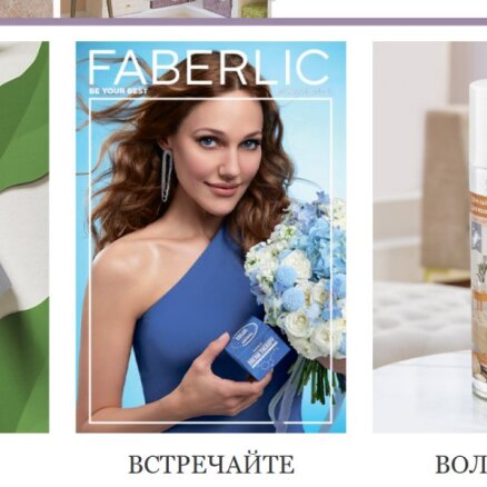 Krievijas zīmola 'Faberlic' izplatītāji mēģina apiet sankcijas