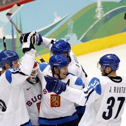 Somijas un Čehijas hokejistiem vēl pa vienai uzvarai pārbaudes spēlē