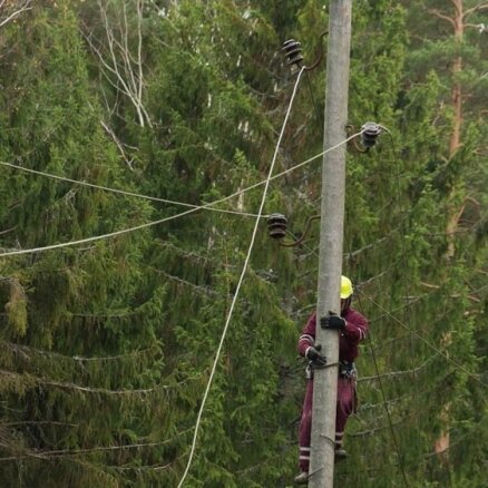 Шторм в Латвии: без электричества остаются десятки домашних хозяйств