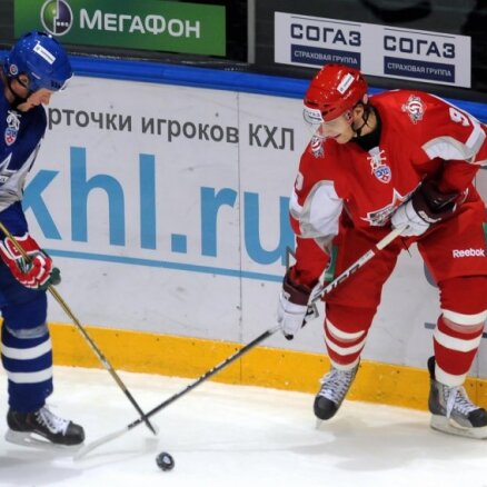 Jašina komanda KHL  Zvaigžņu  spēlē zaudē Jāgra komandai