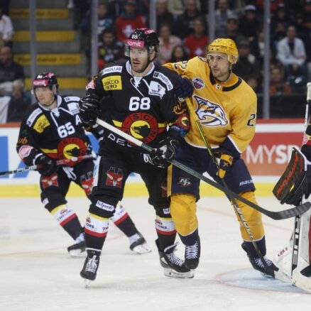 NHL pārbaudes spēles: latvieši nespēlē; 'Predators' Šveicē pieveic 'Bern'