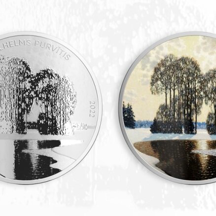 Банк Латвии выпустит монету к 150-летнему юбилею художника Вильгельма Пурвитиса