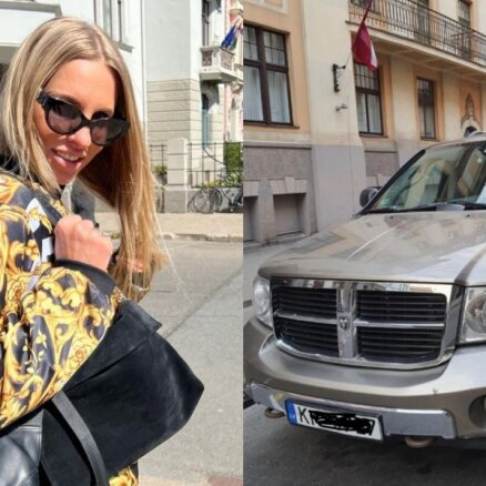 Bagātniece Olga Kambala tirgo nost savu 'Dodge' džipu