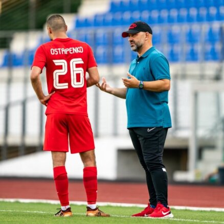 'Daugavpils' futbola virslīgā spēlē neizšķirti ar 'Spartaku'