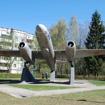 Марупский край переместит памятник&nbsp;— военный самолет ИЛ-28