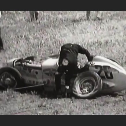 Video : avārijas  agrīnajā  autosportā