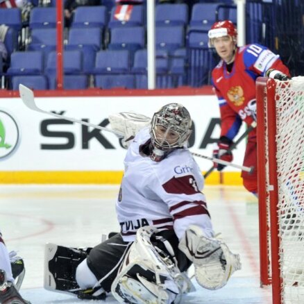 Krievijas izlases galējā sastāvā spēlēm pret Latviju iekļauti tikai KHL hokejisti