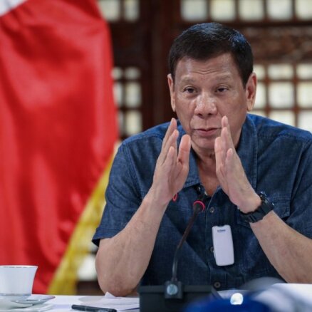 Filipīnu prezidents atkal draud nogalināt narkodīlerus