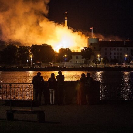 Литовские эксперты нашли причины пожара в Рижском замке