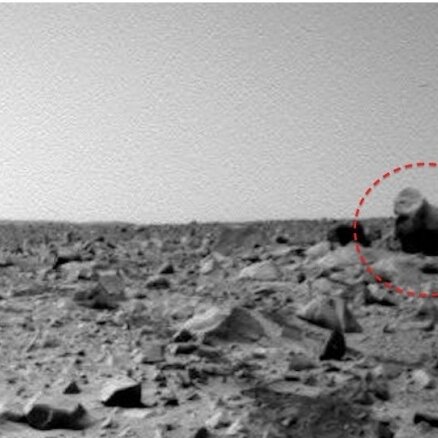 Uz Marsa atklāts dīvains 'akmens gorilla'
