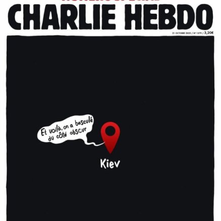 Правда ли, что Charlie Hebdo выпустил номер с обложкой про отключение электричества в Киеве?