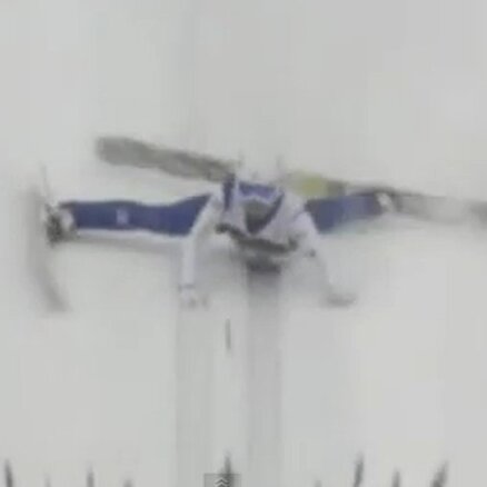 Самый неудачливый прыгун с лыжного трамплина