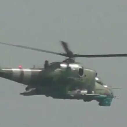 Video: Virs Mariupoles lido armijas helikopteri
