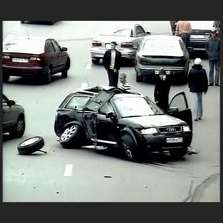 Video : tipiskākās auto avārijas  Maskavā
