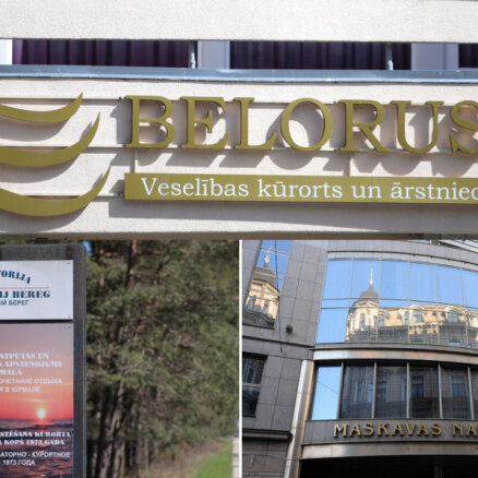 Krievijai un Baltkrievijai piederošās sanatorijas stāv tukšas; 'Maskavas namā' pasākumi notiek