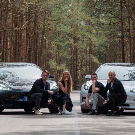 Latvijā izveidota automašīnu 'Tesla' koplietošanas platforma, investējot 2,5 miljonus eiro