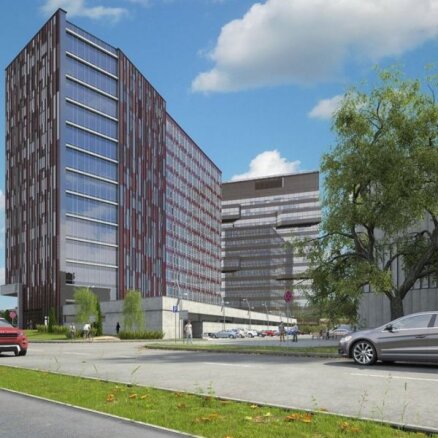 ФОТО: в возведение офисной многоэтажки в Риге вложат 20 млн евро