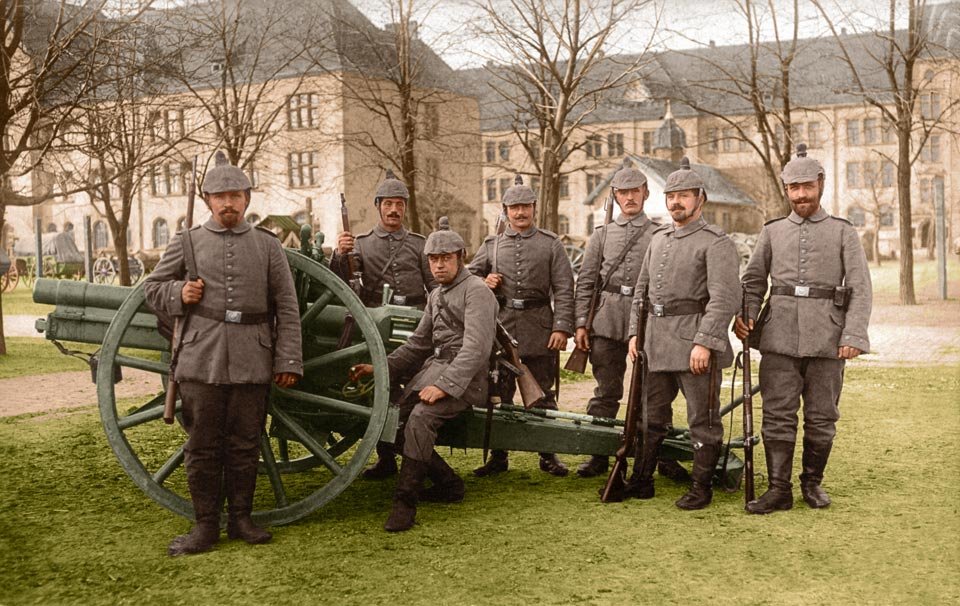 Цветные фотографии первой мировой войны оживляют истории 100-летней давности