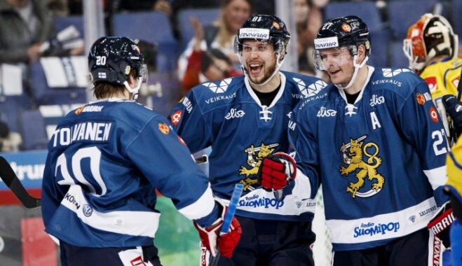 Somijas hokeja izlasi Phjončhanā pārstāvēs arī 18 gadus vecie Tolvanens un Heiskanens