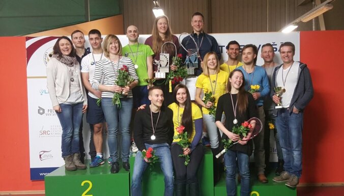 Pāvulāns un Mackeviča atkārtoti kļūst par Latvijas čempioniem skvošā