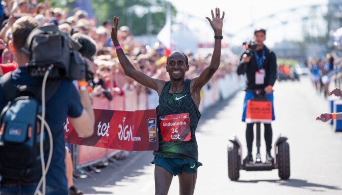 'Tet' Rīgas maratonā uzvar etiopieši; Prokopčuka nefinišē