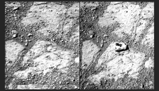 Pat NASA ekspertus mulsina akmens uz Marsa