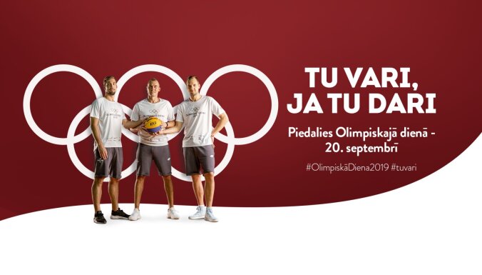 'Olimpiskā diena 2019' pulcēs rekordlielu dalībnieku skaitu visā Latvijā