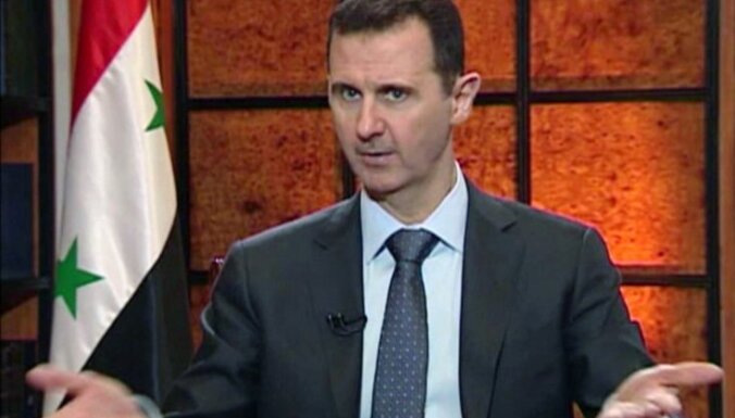Asads: Sīrijas krīzi var atrisināt vienīgi, 'satriecot terorismu ar dzelzs dūri'