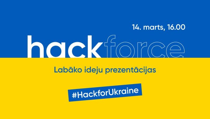 Ukrainas atbalsta hakatona HackForce finālistu prezentācijas