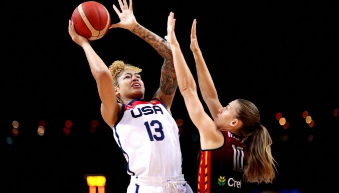 Pasaules kausu basketbolā sievietēm ar uzvarām uzsāk Puertoriko, Kanādas un ASV basketbolistes