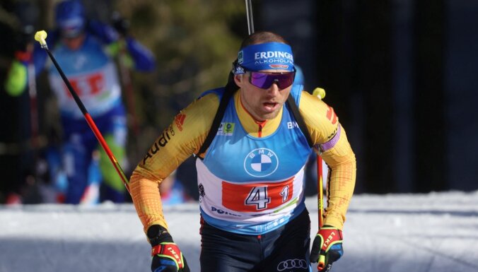 Vācijas biatlonists Lesers kritizē SOK par olimpisko spēļu organizēšanu Ķīnā