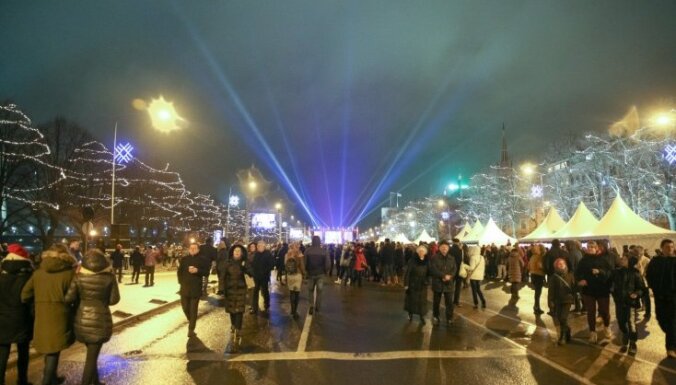 Празднование Нового года: центр Риги закроют для машин и запретят полеты дронов