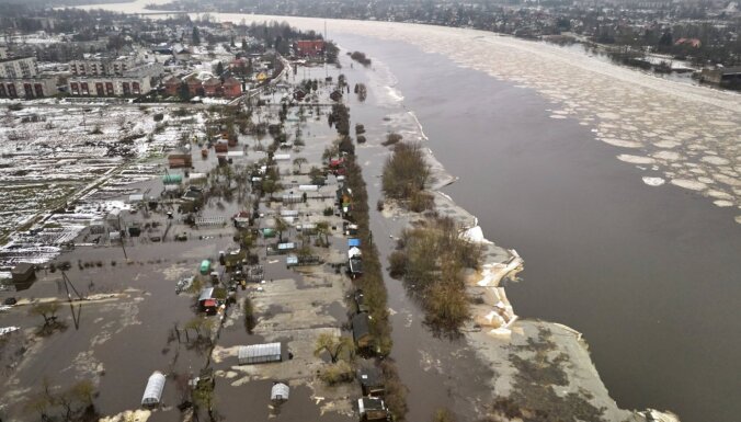 Jēkabpils novadā plūdos cietušas 450 dzīvojamās mājas