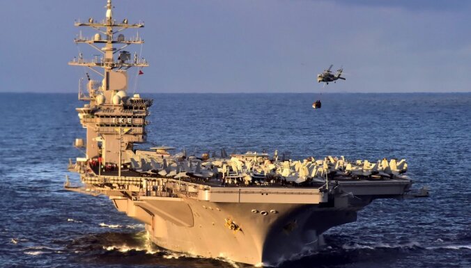 Корабль США сбил иранский дрон над Ормузским проливом