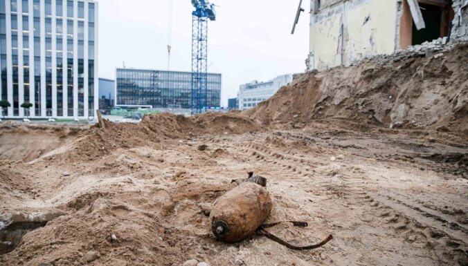В Вильнюсе обнаружена 100-килограммовая авиационная бомба, начата операция "Щит"