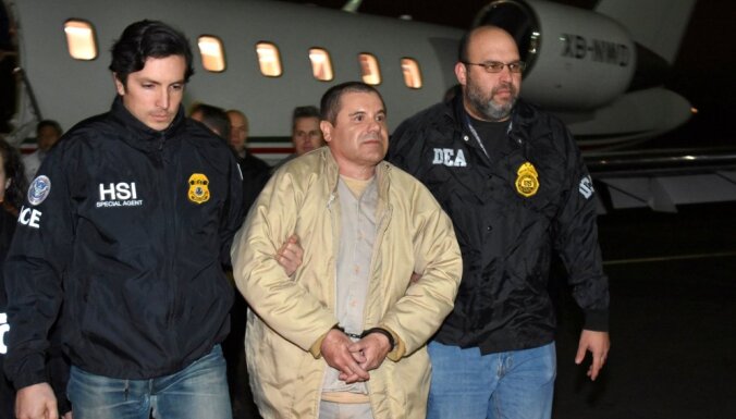 'El Chapo' lietā par izaicinājumu kļuvusi dzīvu liecinieku nogādāšana līdz tiesai