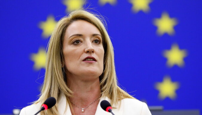 Par jauno Eiropas Parlamenta priekšsēdētāju ievēlē maltieti Metsolu