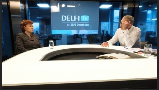 Вике-Фрейберга на Delfi TV: я не читала содержимое "мешков ЧК", так как не понимаю по-русски