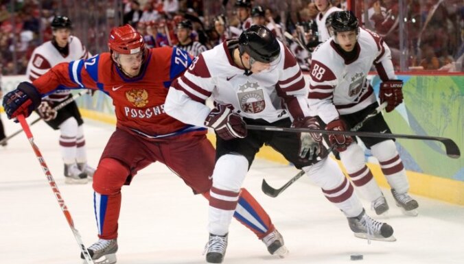 На старте ЧМ-2013 по хоккею Латвия сыграет с Россией